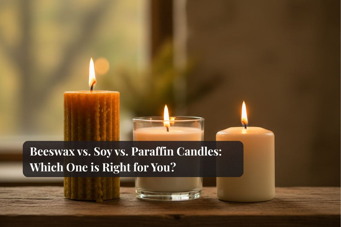 Beeswax vs. Soy vs. Paraffin Candles: Which One is Right for You?