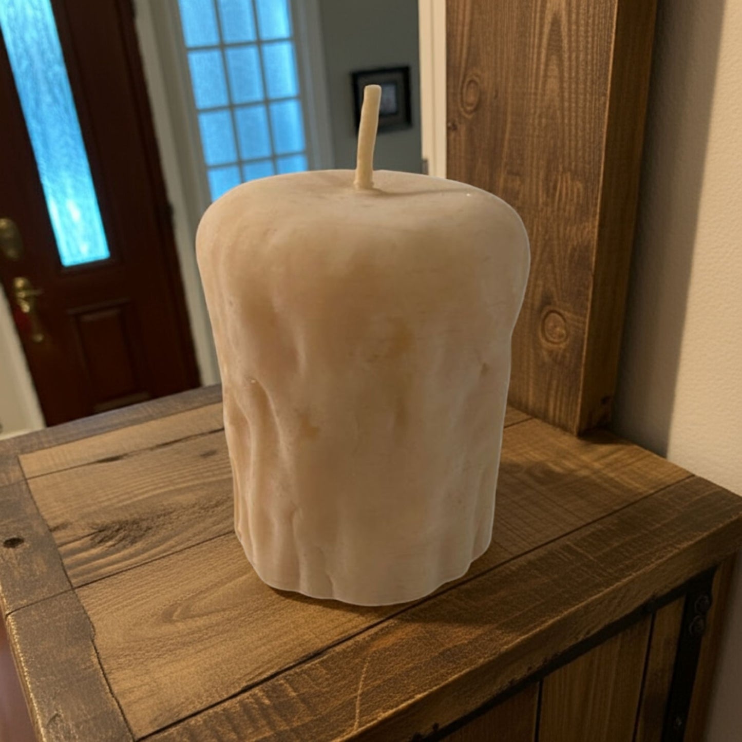 Pure Beeswax Rustic Candle 2.3x3 - Natural & Handmade