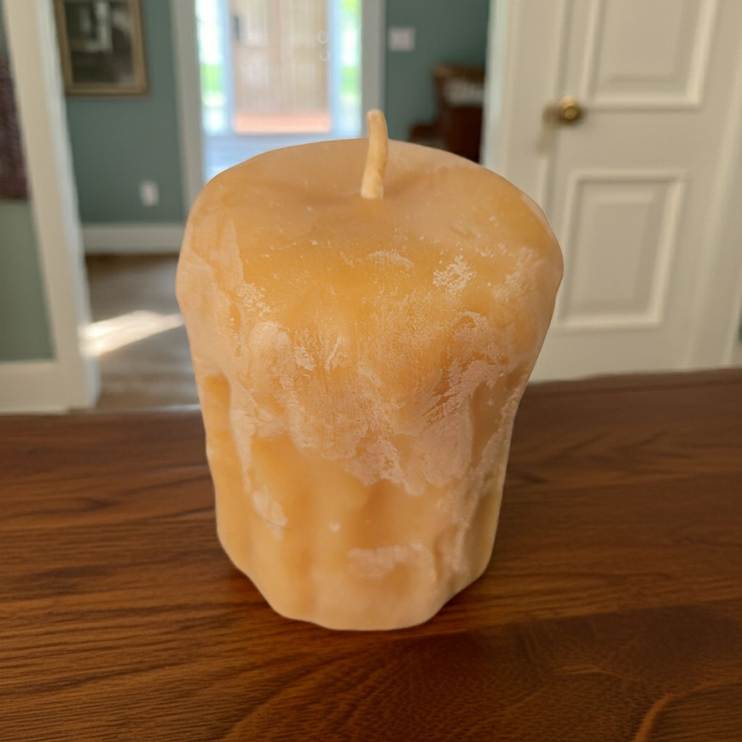 Pure Beeswax Rustic Candle 2.3x3 - Natural & Handmade