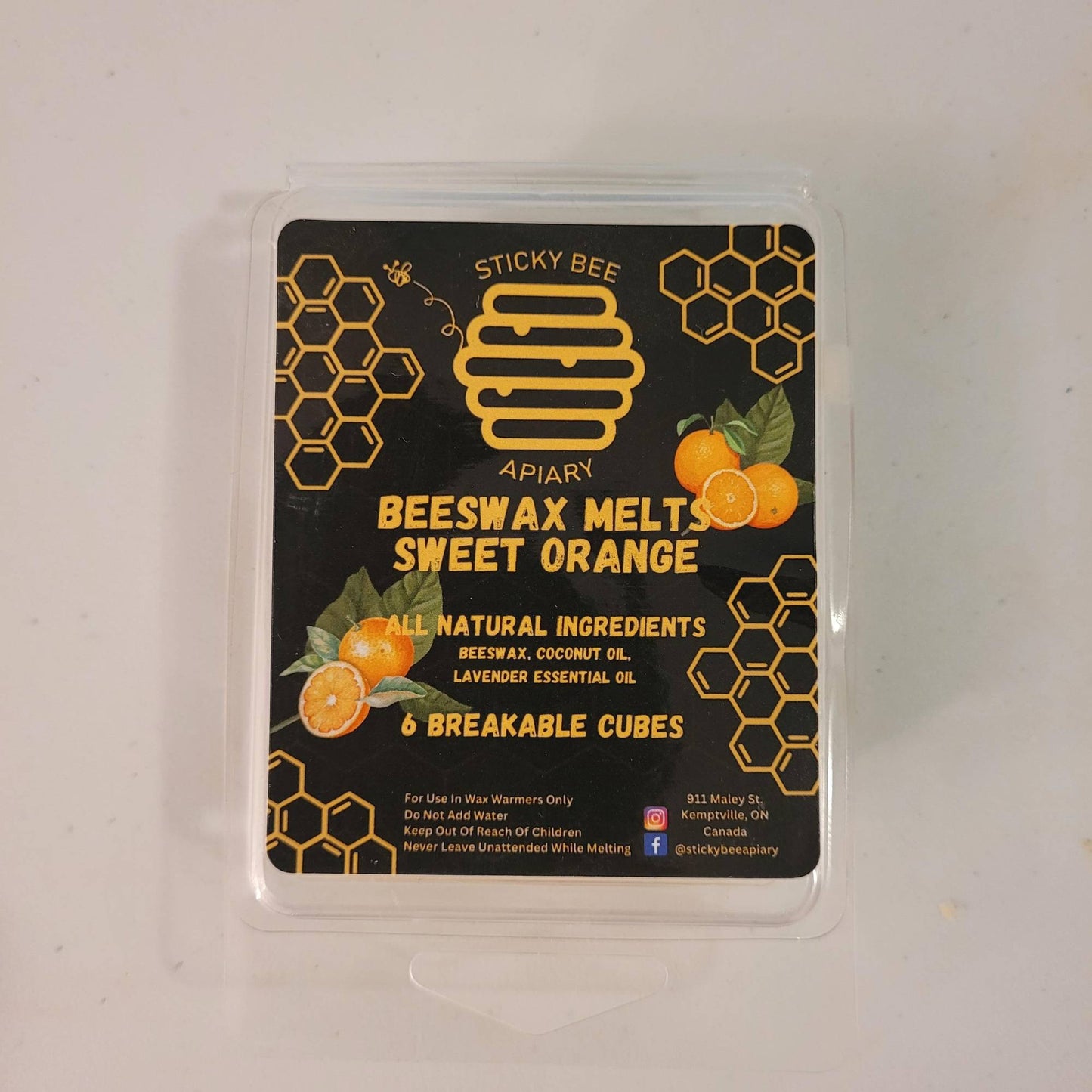 Sweet Orange Beeswax Melt